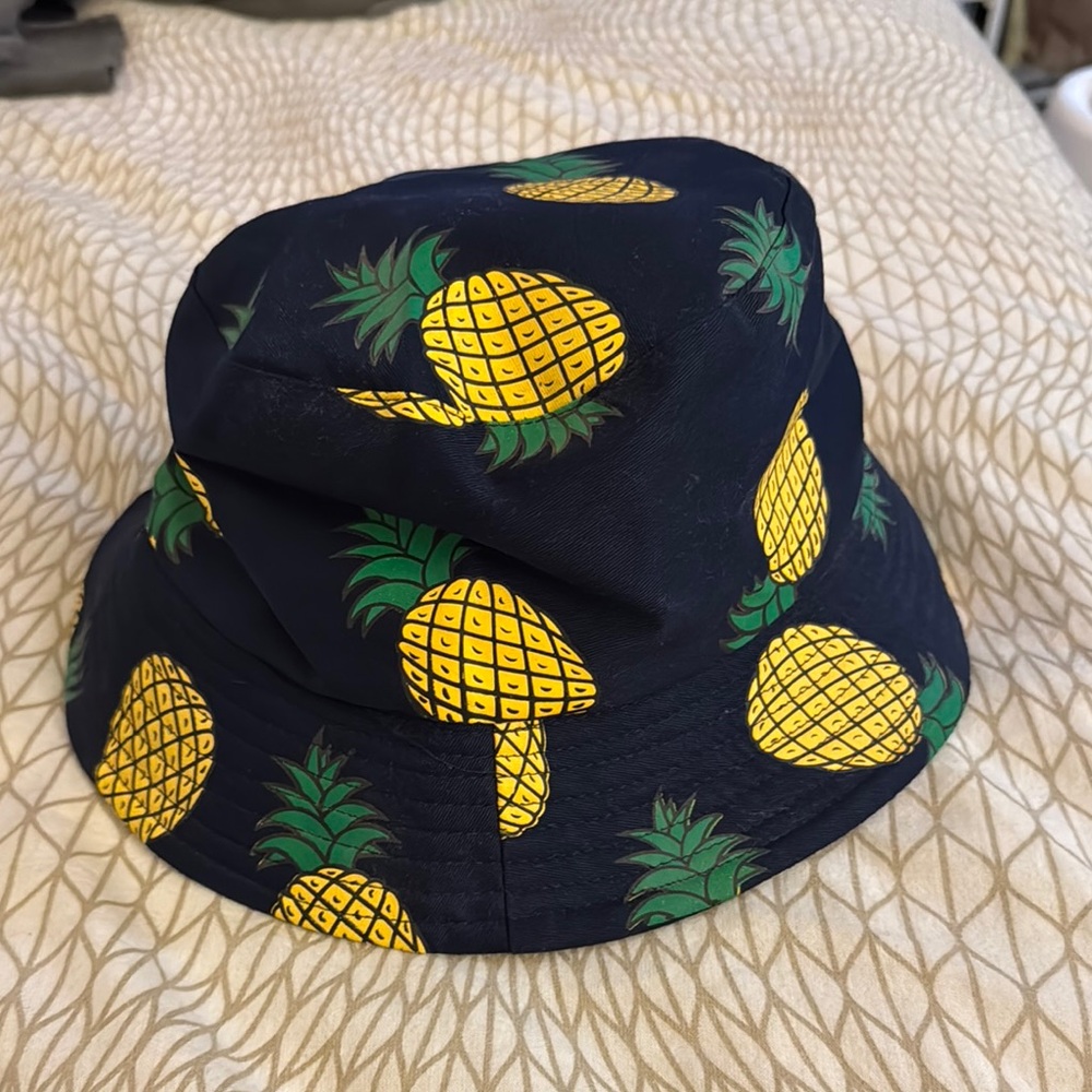 Pineapple Print Bucket Hat